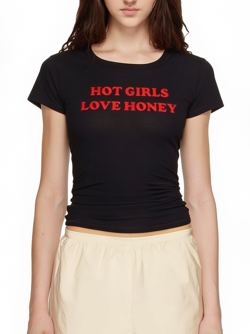 Hot Girls Love Honey Baby Tee