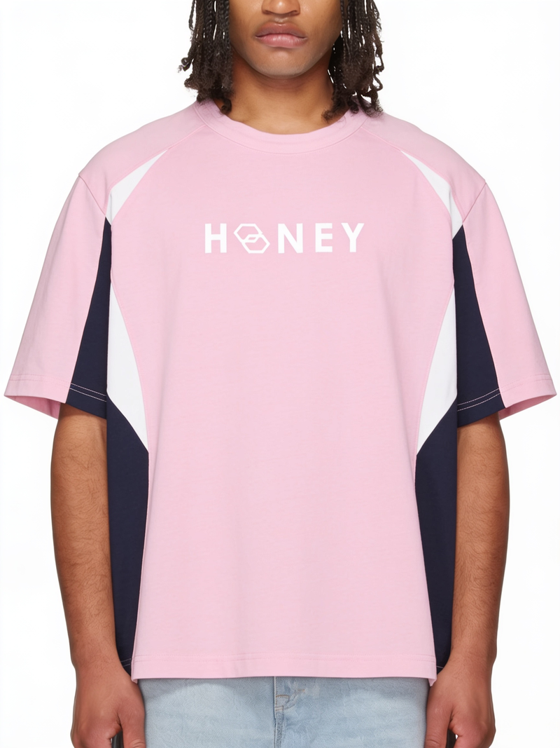 Honey Color Block T-Shirt